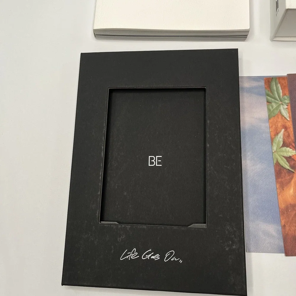 2020 BTS Be K-Pop Book 8 Photo Cards Polaroid 7 Picture Cards Poster Books Frame